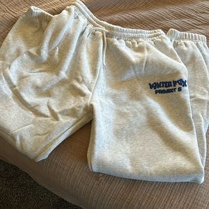 White fox sweats